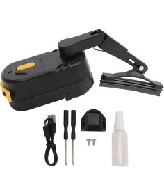 Resim Creatorally Motosiklet Kask Silecek 2 Hız Şarj Edilebilir Evrensel Su Geçirmez Cam Sileceği Için Motosiklet Scooter Kask (Yurt Dışından) 