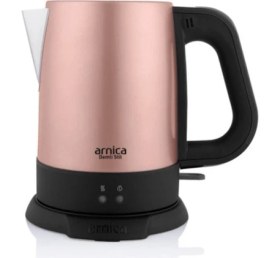 Resim Arnica Demli Stil Rose Cam Çay Makinesi 