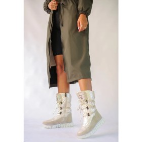 Resim Guja Vanessa Içi Kürk Detaylı Kaymaz Taban Kadın Kar Botu G051 