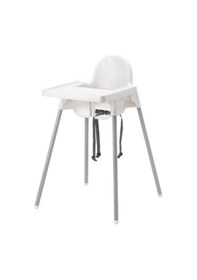 Resim Censel Makina Antılop Tepsili Mama Sandalyesi, Beyaz Antılop 