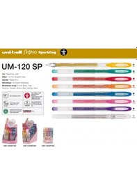 Resim Uniball Signo SPARKLING 1.0 Jel Kalem Altın/UM-120SP 