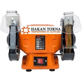Resim HAKTOR profesyonel model Friko Taş Motoru 400W 150mm Tezgah Üstü Taşlama Makinesi 