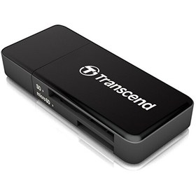 Resim Transcend TS-RDF5K SD/MicroSD USB 3.1 Siyah Kart Okuyucu 