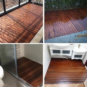 Resim Ahşap banyo paspası, Duş Odası Kaymaz Dikdörtgen Ahşap Banyo Paspası, Duş, Spa ve Sauna için Bambu Banyo Paspası, Su Geçirmez Ördek Tahtası, Banyo Doğal Ahşap Duş Paspası, Saplı ve Kaymaz 
