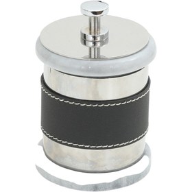 Resim Setüstü Petra Pamukluk 3040 - PVD Chrome Doğal Taş Gri Metal Suni Deri 