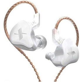 Resim Fortunelane Kz Edx Kulak İçi Kulaklık 3.5mm Değiştirilebilir Kablo 1dd Sürücü Beyaz Mikrosuz Edx 