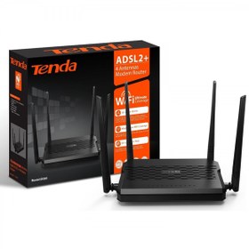 Resim TENDA D305 300MBPS 4 PORT 4 ANTEN 5DBI USB K BLOSUZ ADSL2+ROUTER 