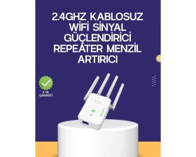 Resim TKÇ Çift Bantlı Otomatik Kurulum Wifi Repeater Menzil Genişletici 