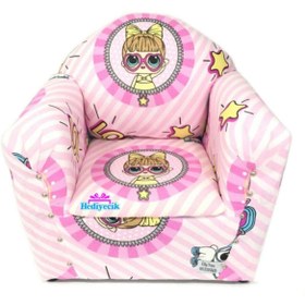 Resim Saatistan Renkli Ahşap Çocuk Koltuğu, Eğlenceli ve Rahat Tasarım 