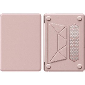 Resim Apple Macbook Uyumlu Air 15 2024 Macbook Uyumlu Deri Kapak - Pembe Çok Renkli 
