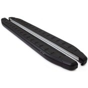 Resim Omsa Line Peugeot 2008 Yan Basamak 2020 Sonrası Proside Mat Siyah Alüminyum Alınlı Yan Koruma Basamak 