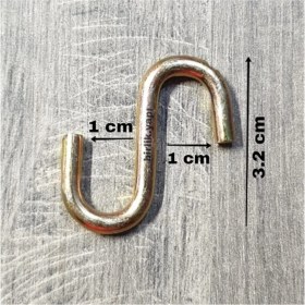 Resim Beşel S Kanca Küçük (1*3.2 Cm) 50 Adet 