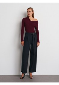 Resim Dilvin 72189 Kemerli Pantolon-siyah Siyah 