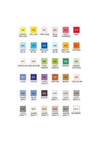 Resim Kurecolor Twin Ws Marker 36'Lı Set Kc-3000-36V 