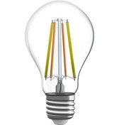 Resim Leezsingsonoff B02 F-a60 Wi-fi Akıllı Led Filament Ampul 60w Eşdeğeri Vintage Edison Ampul Kısılabilir 