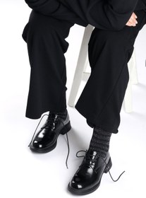 Resim Pierre Cardin Kadın Siyah Oxford Ayakkabı PC-55225 