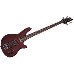 Resim Schecter OMEN-4 4 Telli Bas Gitar - Walnut Satin 