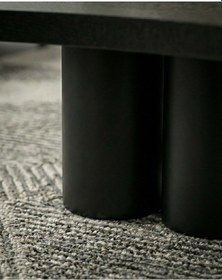 Resim Kelebek Orta Sehpa - Siyah Siyah 