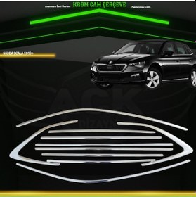 Resim Skoda Scala 2019+ Araca Özel Cam Çerçevesi Tamtur A+ 