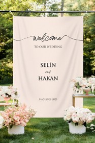Resim Düğün Törenine Özel Kişiselleştirilebilir Duvar Örtüsü (#30) - 280 x 150 