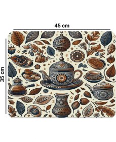 Resim Valerine Life Kahve Makinesi Matı Su Geçirmez Kaymaz Yıkanabilir Çaycı, Çay Espresso Makinesi Pad 35X45CM 27240102 