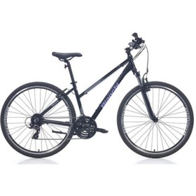 Resim Bianchi T0017FS-L 28 Jant 24 Vites 38 Cm V-Fren Trekking Bisikleti-Siyah-Lila 