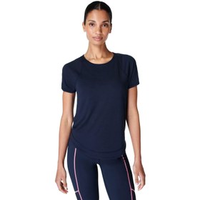 Resim Sweaty Betty Breathe Easy Kadın Mavi Koşu Tişört 