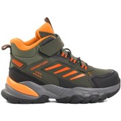 Resim Pepino Haki Yeşil Turuncu Polyester Karışımlı Çocuk Trekking Ve Outdoor Bot Çok Renkli 