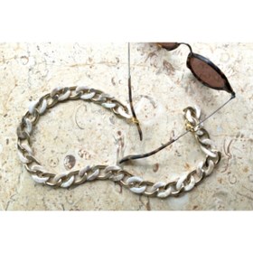 Resim Designer & Store Gold / Kemik Rengi Gözlük Veya Yıkanabilir Maske Zinciri / Ipi 