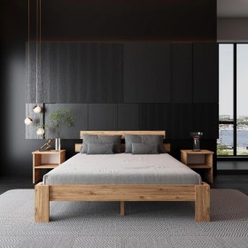 Resim Lotus Atlantik Mdf Set Karyola |tek ve Çift Kişilik Yatak Uyumlu, Kolay Kurulum 