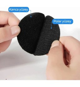 Resim Octopus Bazaar 10 Adet Sabit Cırt Halı Kaydırmaz Çift Taraflı Bant Bağlayıcı Manyetik Bant 