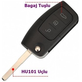 Resim Ford Focus 2 Mondeo Fiesta Fusion Uyumlu Anahtar Kumanda Kabı Oto Anahtarlık 