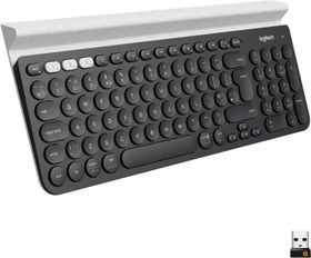 Resim Logitech K780 Multi-Platform Kablosuz İngilizce Q Klavye 