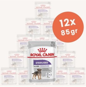 Resim Royal Canin Sterilised Pouch Konserve Köpek Maması 12 x 85 G 