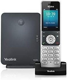 Resim Yealink IP Telefon W60P, W60B tabanı ve W56H ahize + 1-UNIT W56H Ahizeden oluşan bir pakettir 