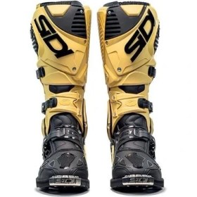 Resim Sidi Sıdı Crossfire 3 Gold Black Motosiklet Botu Su Geçirmez Deri ve Lorika Malzeme ile Koruma 