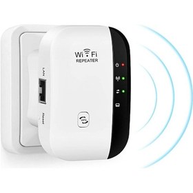 Resim Maiyame 300mbps Wi-fi Genişletici Ve Sinyal Güçlendirici, Entegre Antenler Ve Lan Port İle Kablosuz Kapsama 
