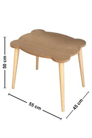 Resim Genel Markalar Ahşap Ham Mdf 18 Mm Aktivite ve Etkinlik Çocuk Masası Çm08 