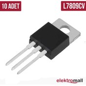 Resim ELEKTROMALL 7809 To-220 +9v 1a Regülatör - 10 Adet 