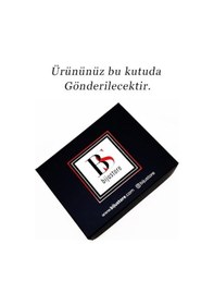 Resim Bijustore Mat Siyah ve Beyaz Benekli Erkek Tüy Kolye 69328883 Çok Renkli 
