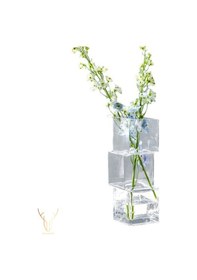 Resim Cubos Şeffaf Cam Vazo Şeffaf 