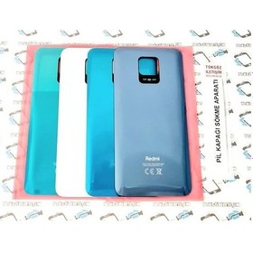 Resim Xiaomi Uyumlu Redmi Note 9S Arka Kapak Batarya Kapağı 