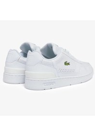 Resim Lacoste T-clip Hakiki Deri Erkek Beyaz Sneaker Beyaz 