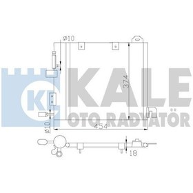 Resim KALE 393800 Kondanser (Opel: Astra G Zafira A) 1850056 (WH181873) 