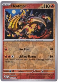 Resim Heatmor Reverse Holo 031/162 - Temporal Forces - Pokemon Kartı Mint 