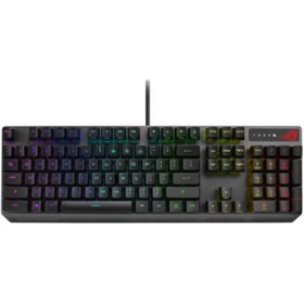 Resim Asus Rog Strix Scope RX Red Switch IP57 Türkçe Optik Mekanik Kablolu Siyah Gaming Klavye Asus