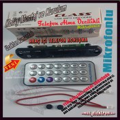 Resim Fiat Doblo Bluetoothlu Oto Teyp Usb Sd Çevirici Aux Kumandalı 12V 