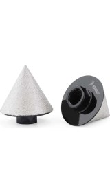 Resim TeknoKapsül Sgs 2767 Mermer Granit Konik Delme Panç M14 3-75 mm 