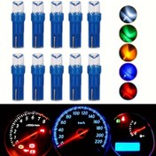 Resim 10 adet T5 LED Araba Gösterge Paneli Işıkları 74 73 286 Gösterge Paneli Lambası Hızölçer 86 17 18 Kama Ampuller 74 73 286 
