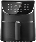Resim Cosori Premium XXL Airfryer 5.5 LT Yağsız Siyah Fritöz 